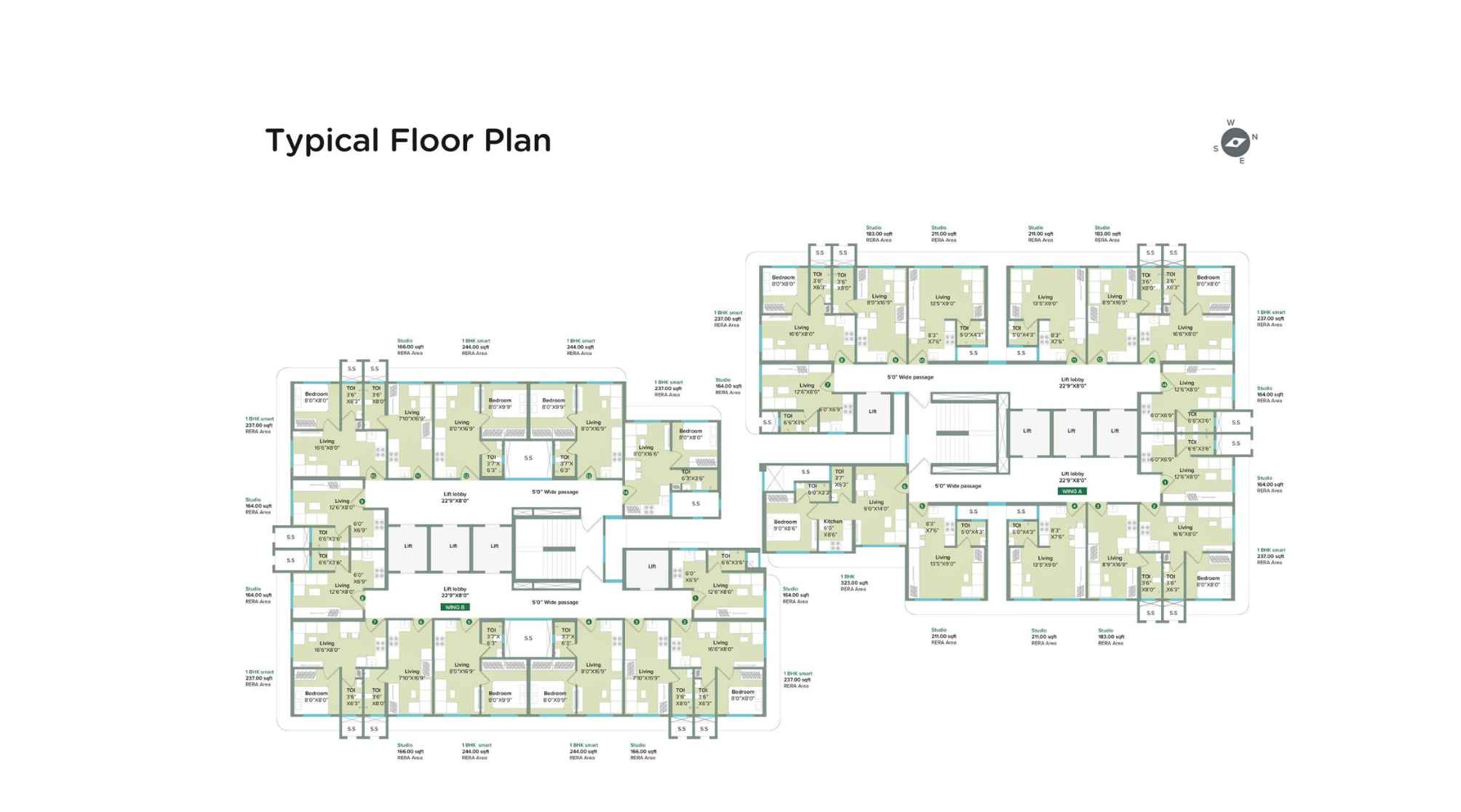 Marathon-NeoHomes-Kaveri-Typical-Floor-Plan