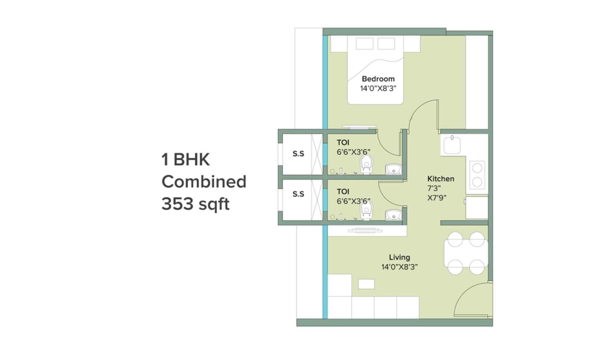 Marathon-NeoHomes-Narmada-Floor-Plan-1-BHK-Combined-353-Sqft