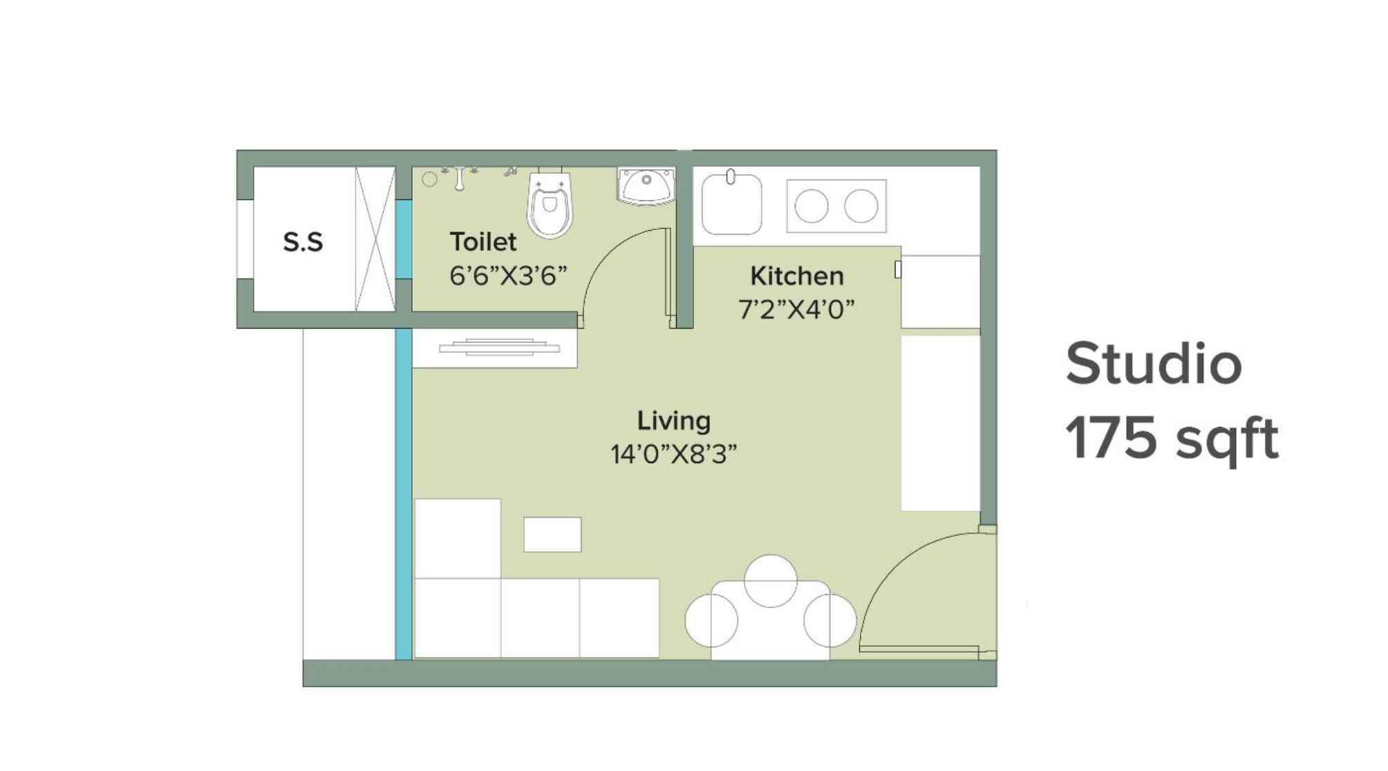 Marathon-NeoHomes-Narmada-Floor-Plan-Studio-175-Sqft